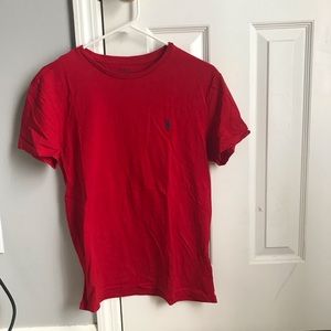 red ralph lauren polo shirt